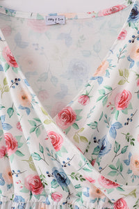 Green Garden Rose Mom Dress - Essential Southern Charm