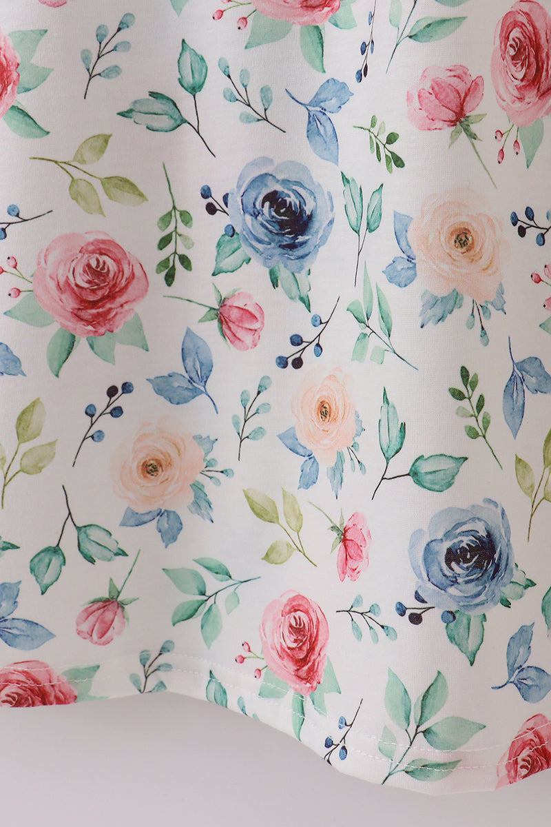 Green Garden Rose Mom Dress - Essential Southern Charm