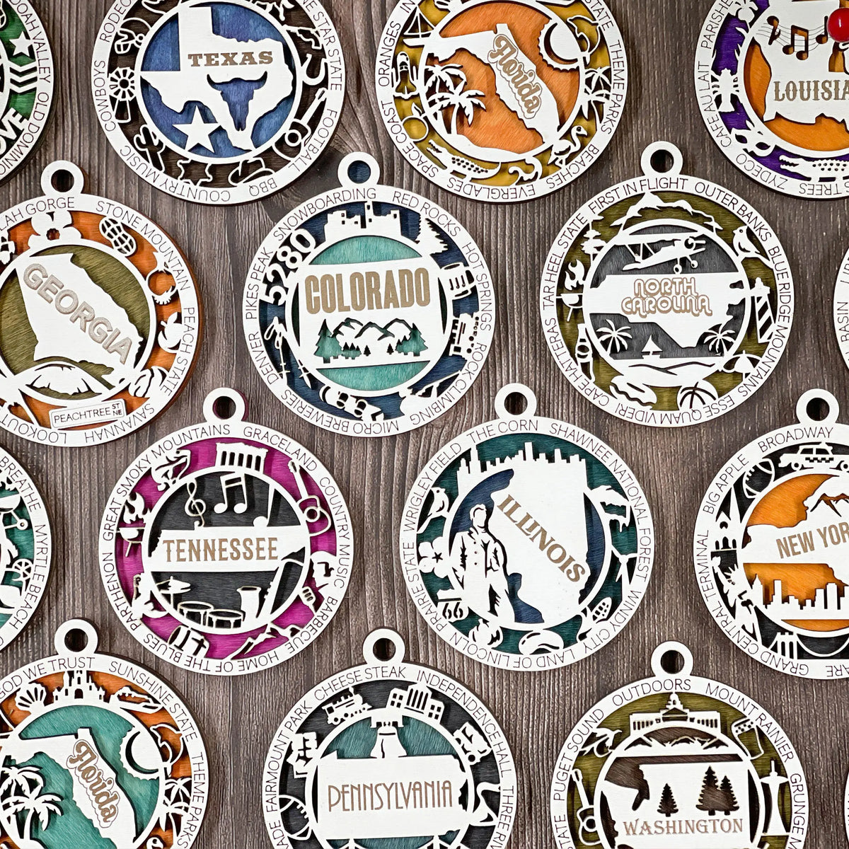 State Ornaments - Essential Southern Charm