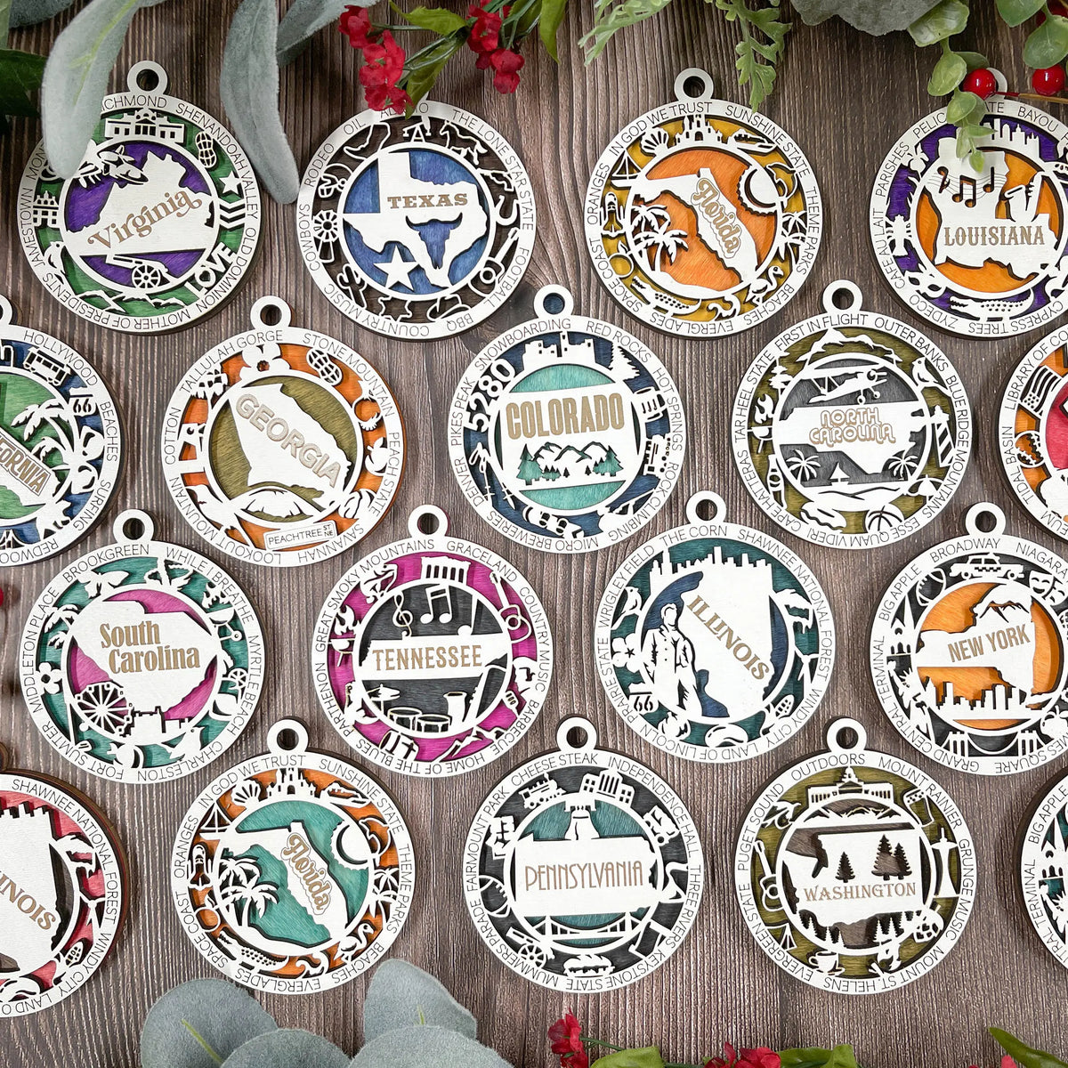 State Ornaments - Essential Southern Charm