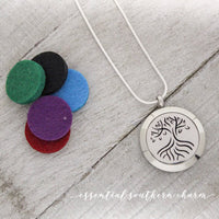 Stainless Steel Essential Oil/Perfume Locket - Tree of Life
