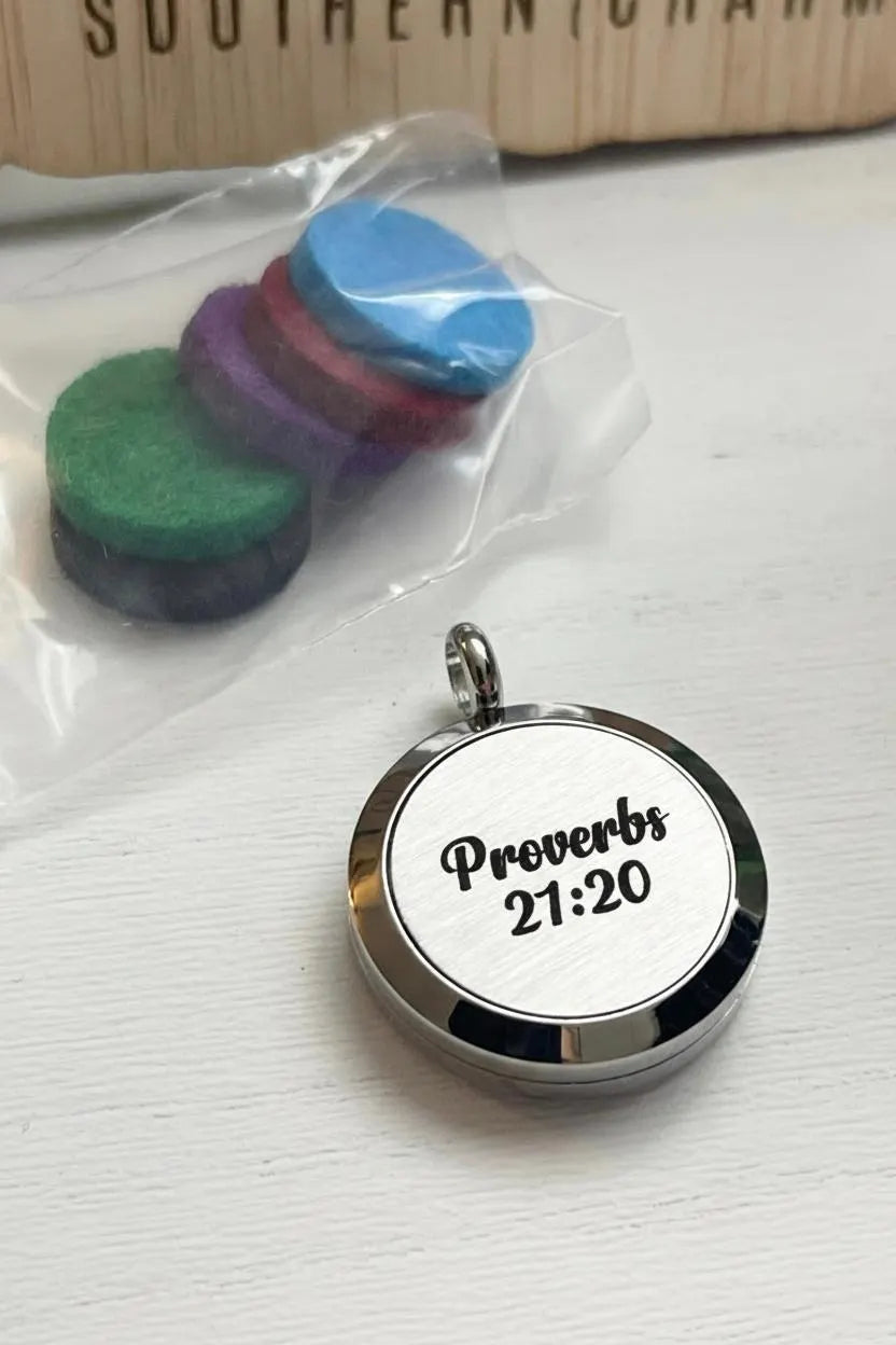 Stainless Steel Essential Oil/Perfume Locket - Arrows