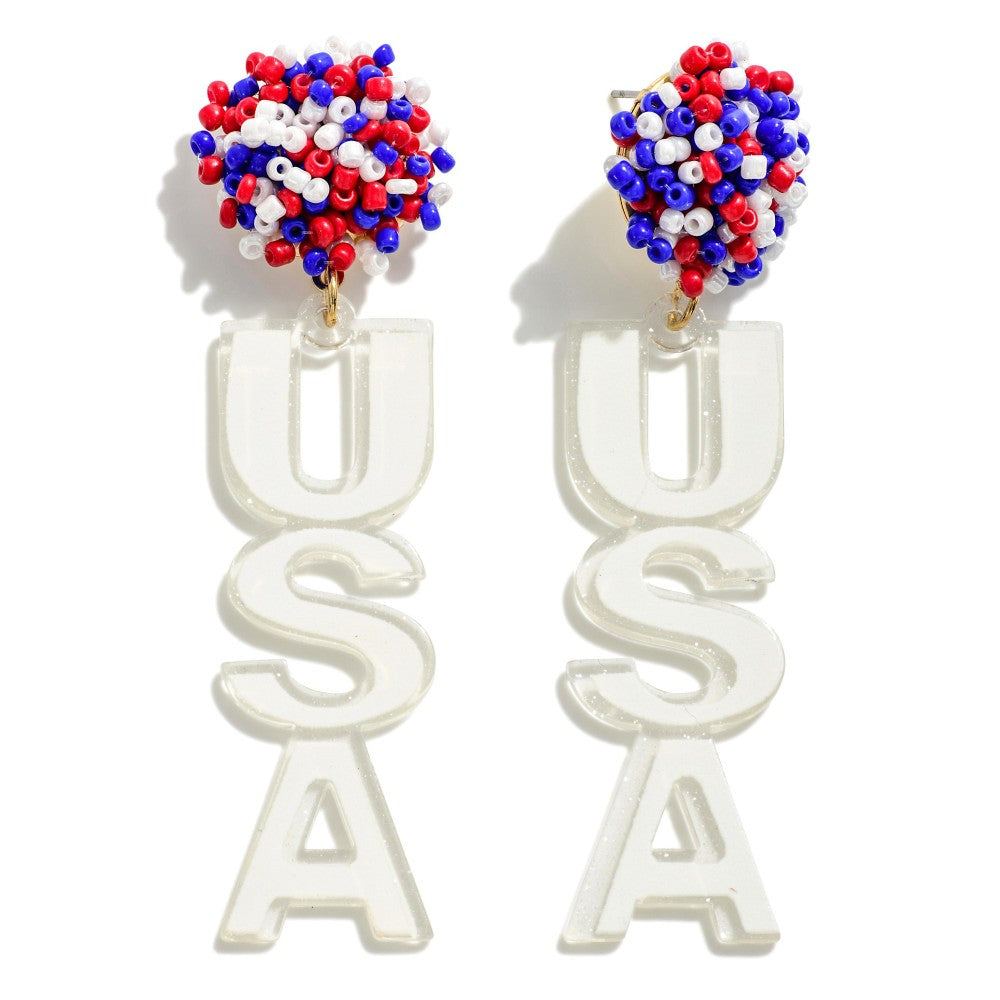 USA Drop Earrings (3 colors)