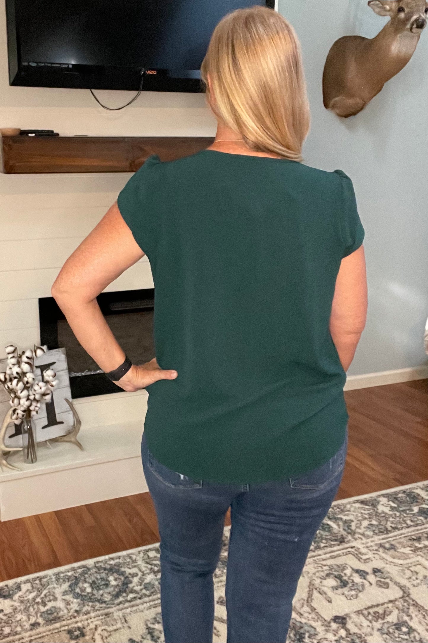 The Olivia Top - Green