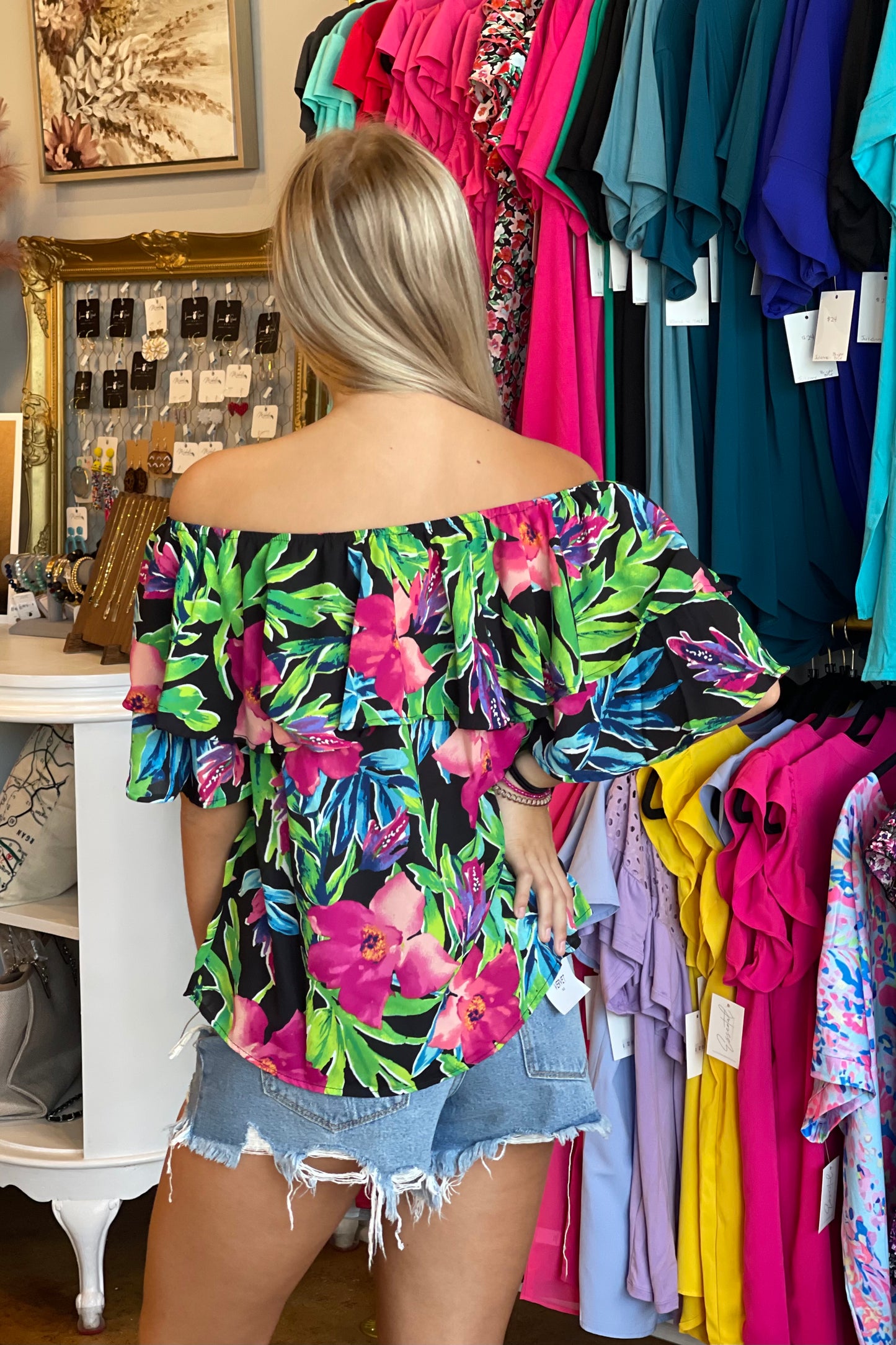 The Tropical Twist Floral Top