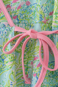 Meadow Breeze Print Adult Ruffle Dress - Essential Southern Charm