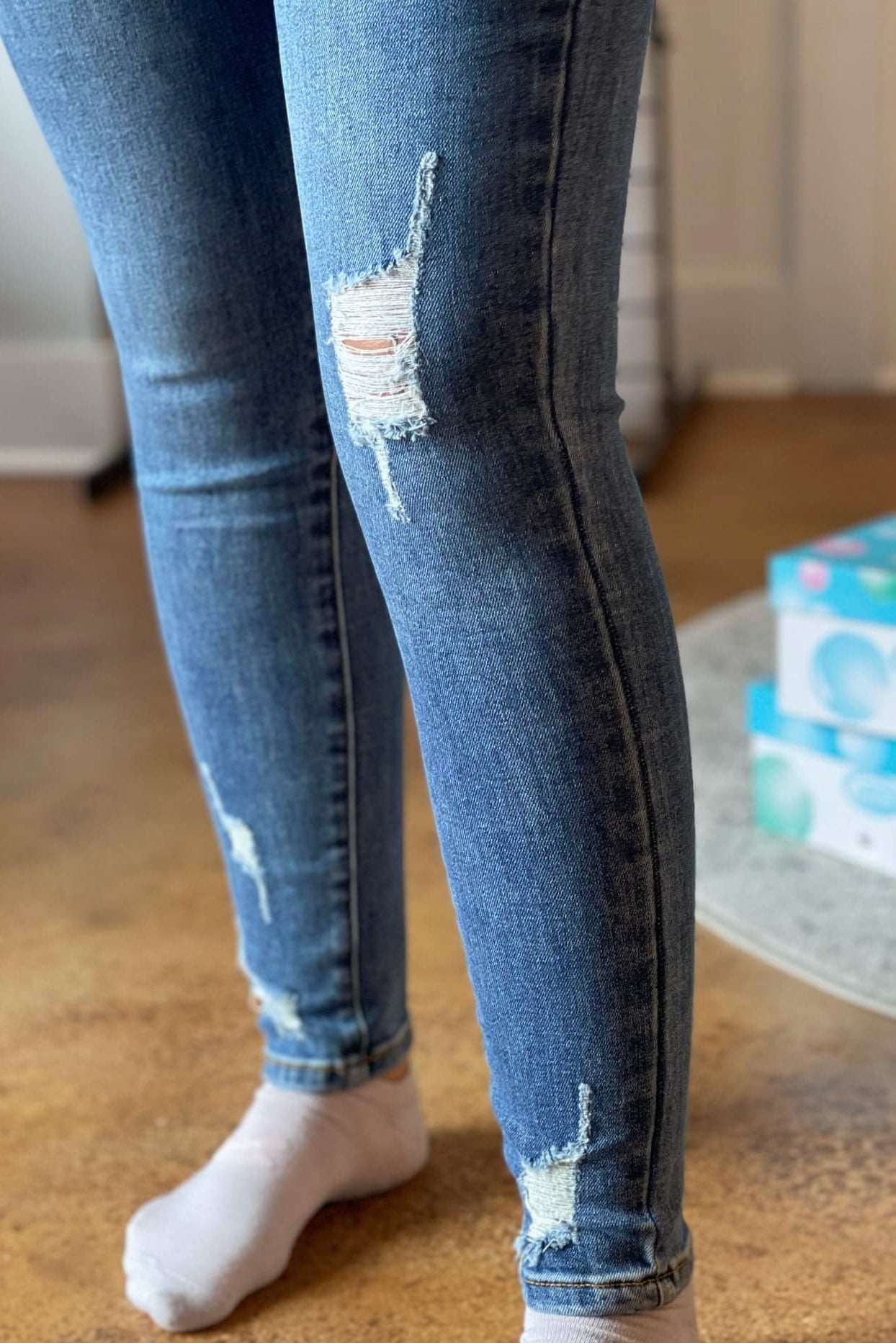 WB Distressed Jeans - Essential Southern Charm