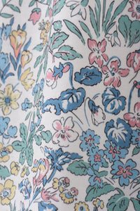 Vintage Meadow Print Smocked Mom Dress - Essential Southern Charm
