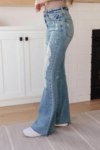 Kiana High Rise Heavy Destroy Flare - Essential Southern Charm