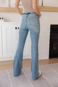 Kiana High Rise Heavy Destroy Flare - Essential Southern Charm
